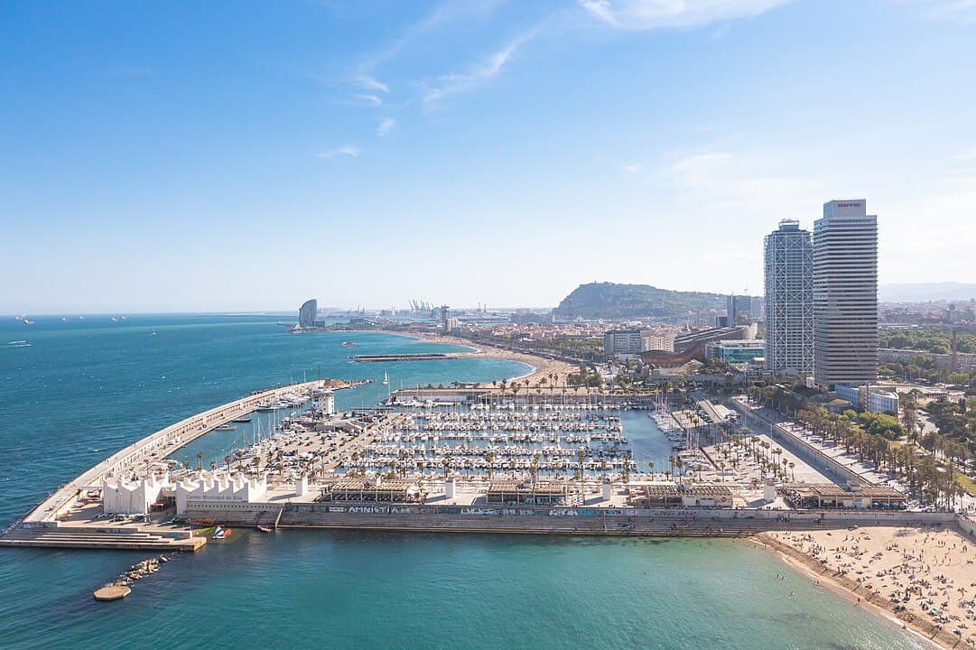 Port Olympic in Barcelona