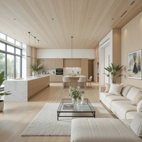 Elegant living space with panoramic views